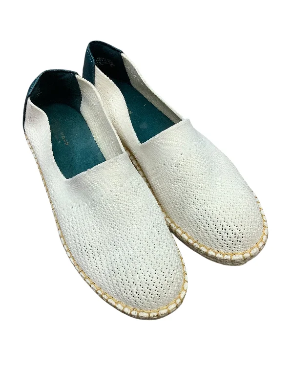 Flats with comfy sole fabrics -Shoes Flats By Cole-haan In Cream, Size: 9.5