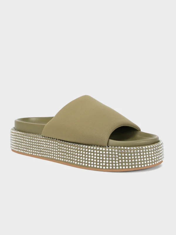 Slippers with funk-free nap tech -Womens "ALZIRA" Comfy Summer Slippers