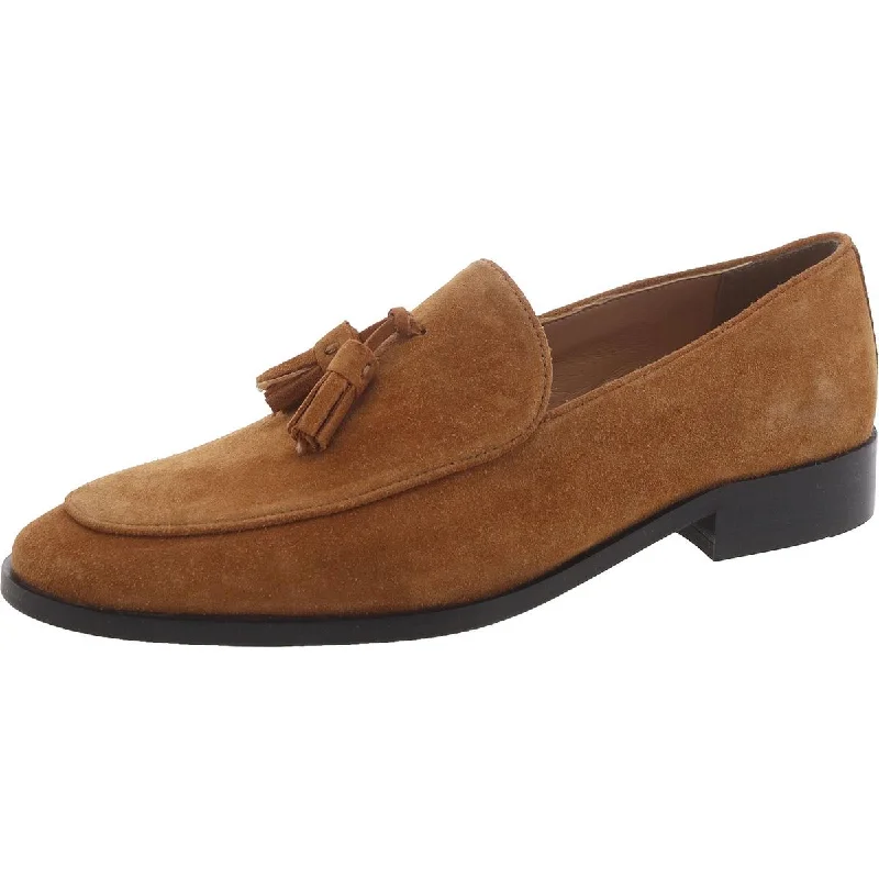 Comfortable loafers for long night repose-Steve Madden Mens Tommaso Suede Tassel Loafers