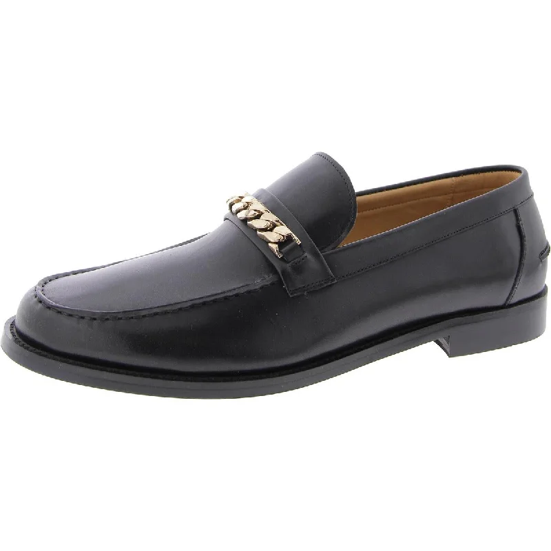 Lightweight loafers for sunny evening calm-Steve Madden Mens Wallace-C Leather Bit Loafers