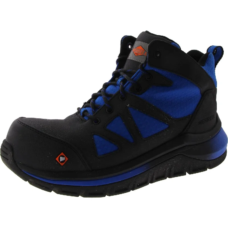 Merrell Mens Day One Safety Speed Mid Leather Work & Safety Boots