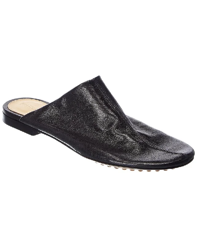 Slippers with light nap calm -Bottega Veneta Dot Leather Slipper