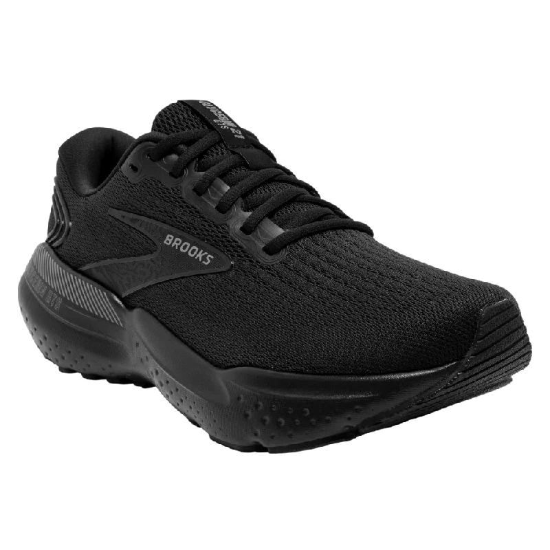 Running shoe with short run hush -Brooks Glycerin GTS 21 Black/Ebony Running Shoe (Men's)