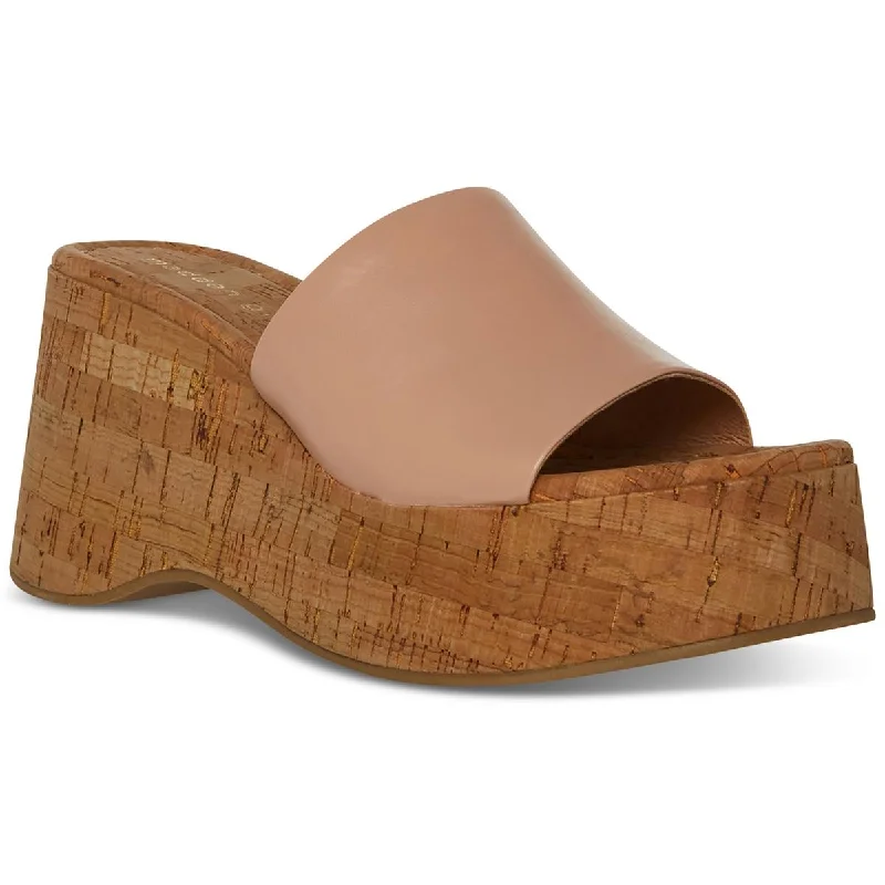 Sandals with dynamic heels -Madden Girl Womens ZAHARRA Square Toe Wedge Wedge Sandals