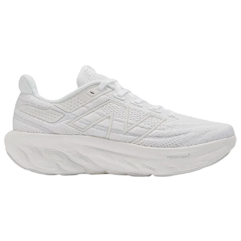 Running shoe with fresh knit panels -New Balance Fresh Foam X 1080v13 White/Silver Metallic Running Shoe (Women's)