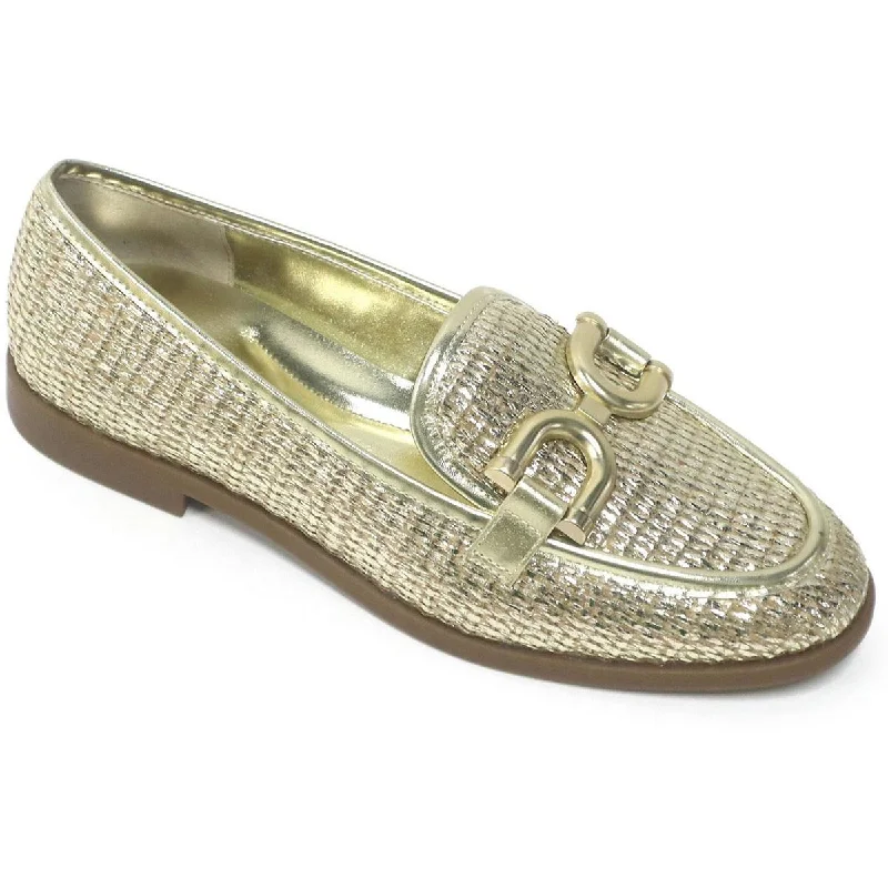 Premium loafers for elegant evening calm-Kenneth Cole New York Womens Linda Bit Woven Almond Toe Loafers