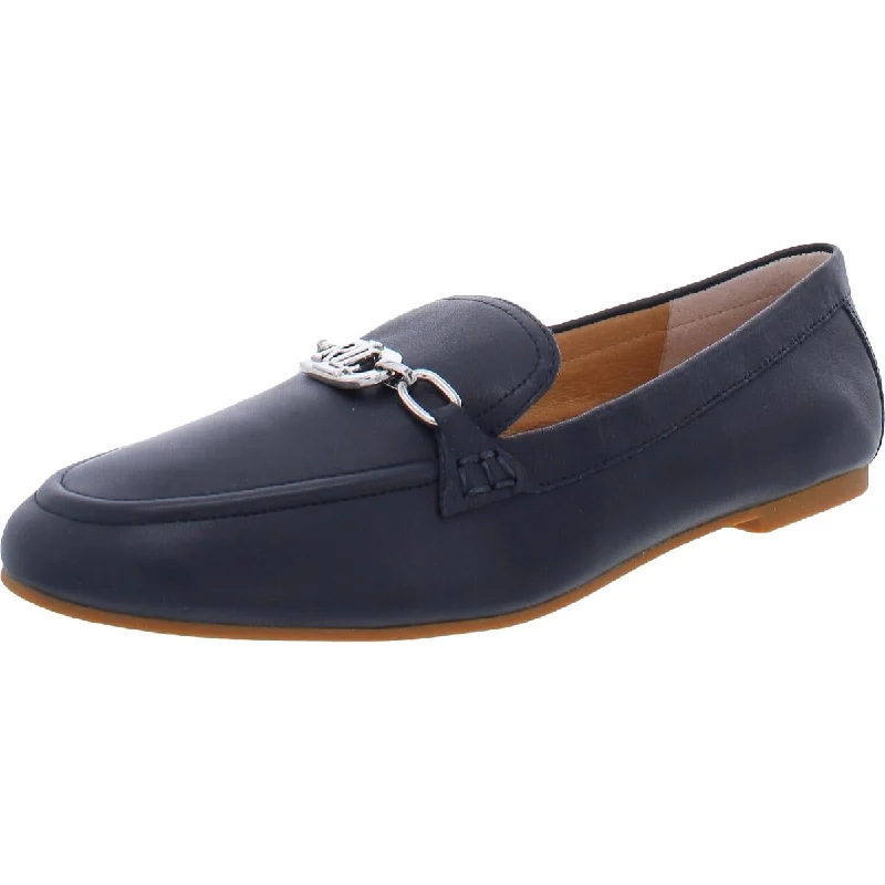 Cheap loafers for casual night charm-Lauren Ralph Lauren Womens Leather Dressy Fashion Loafers