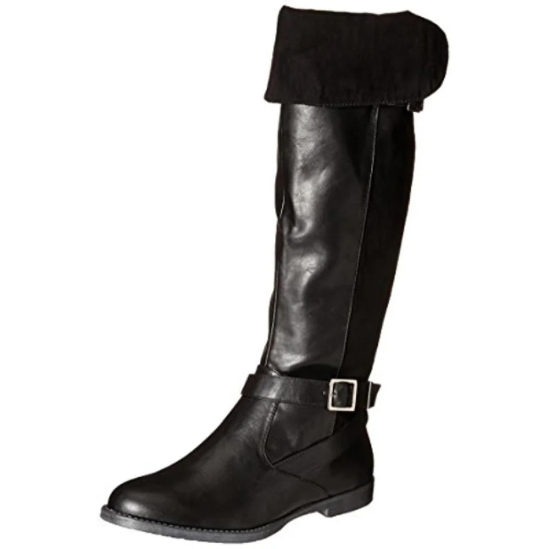 Bella Vita Womens Romy II Buckle Knee-High Boots