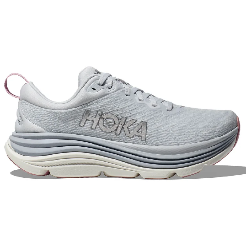 Running shoe with rugged run beds -Hoka Gaviota 5 Sea Ice/Pink Twilight Running Shoe (Women's)