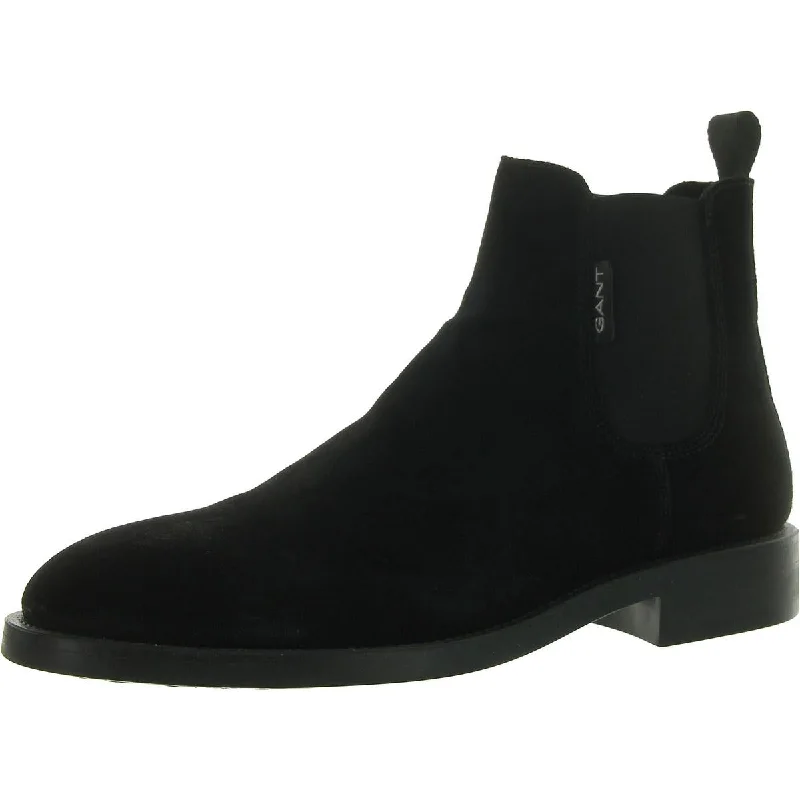 Gant Mens Brockwill Pull On Rounded Toe Chelsea Boots