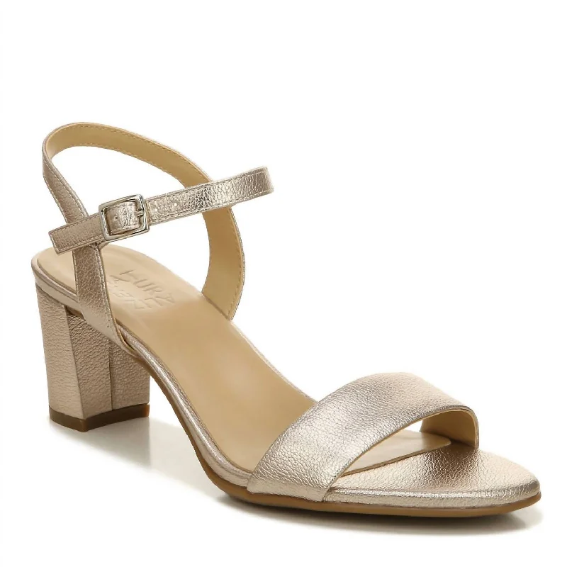 Women's Bristol Heels In Warm Silver/pebble