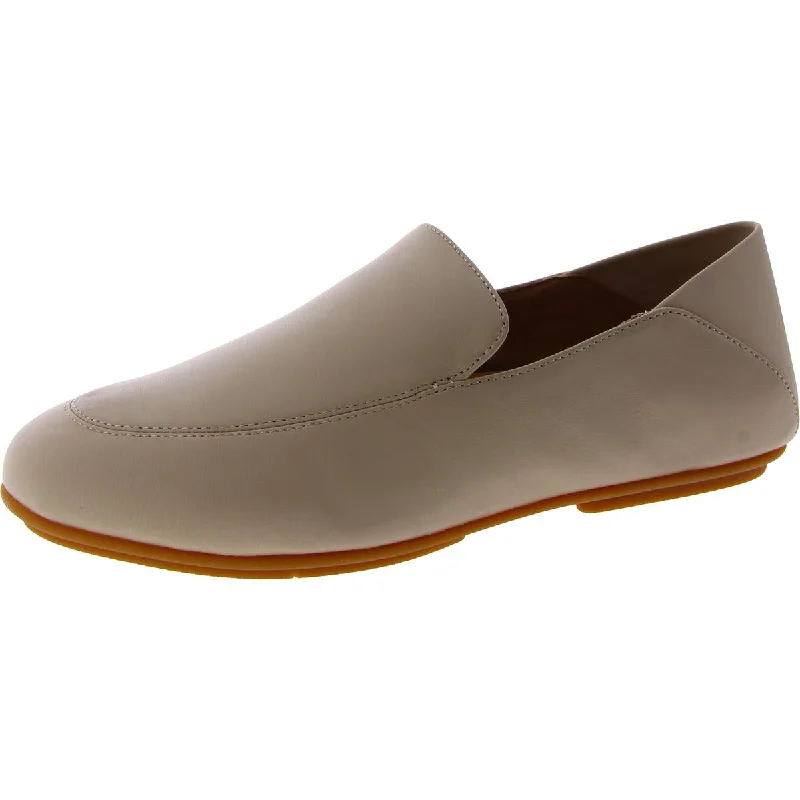 Stylish loafers for late-night city charm-Fitflop Womens Allegro Leather Plain Loafers