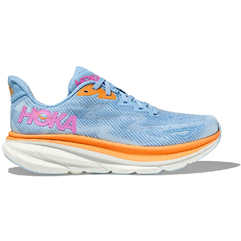 Running shoe with brisk run eves -Hoka Clifton 9 Running Shoe Airy Blue/Ice Water (Women's)