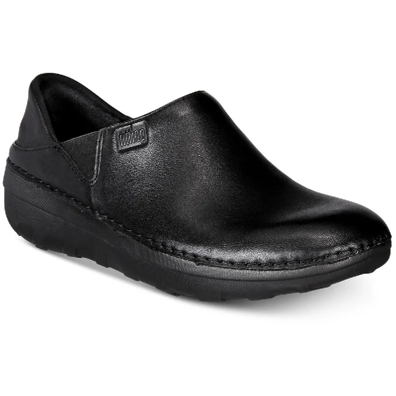 Cushioned loafers for soft evening tranquility-Fitflop Womens Superloafer Leather Slip On Loafers