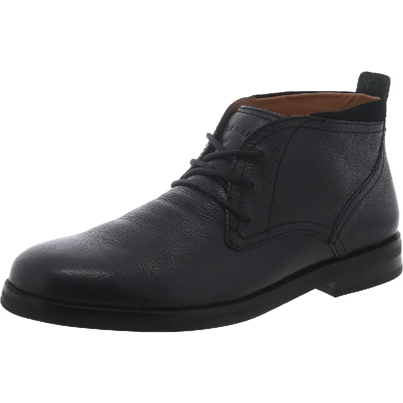 Cole Haan Mens Leather Ankle Chukka Boots