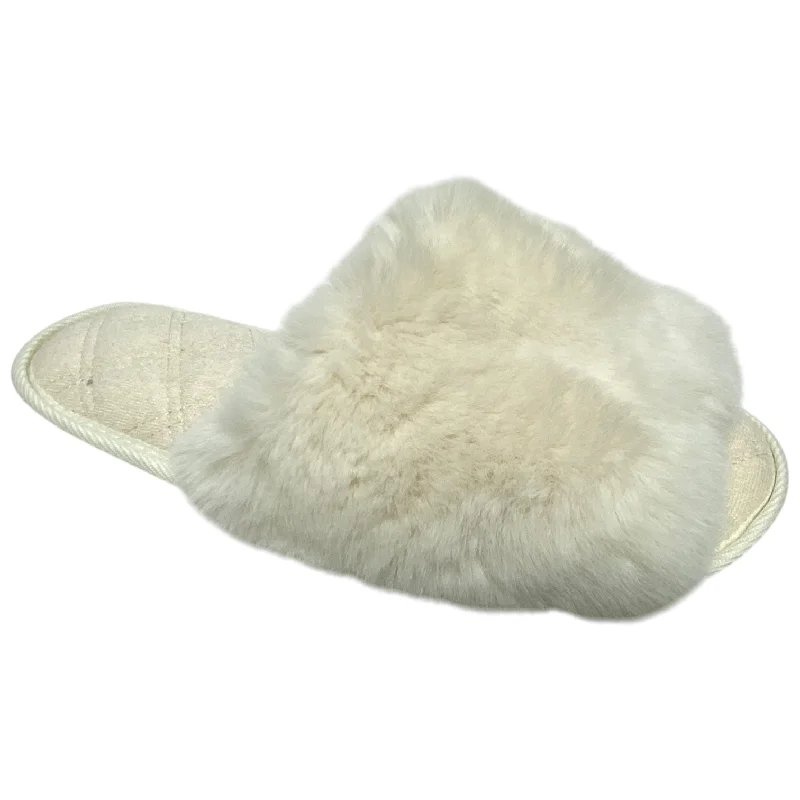 Slippers with home nap vibes -Slippers By Clothes Mentor In Cream