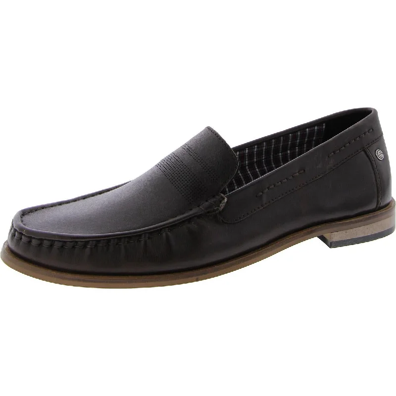 Lightweight loafers for sunny dusk calm-Ben Sherman Mens LYNX Faux Leather Round toe Loafers