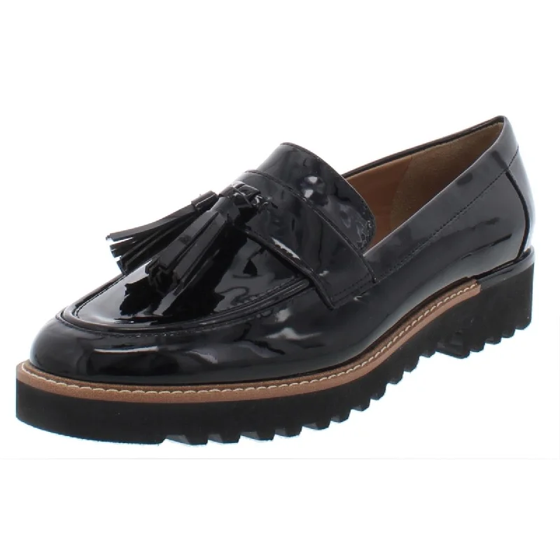 Best loafers for city dusk serenity-Franco Sarto Womens Carolynn Patent Dressy Loafers