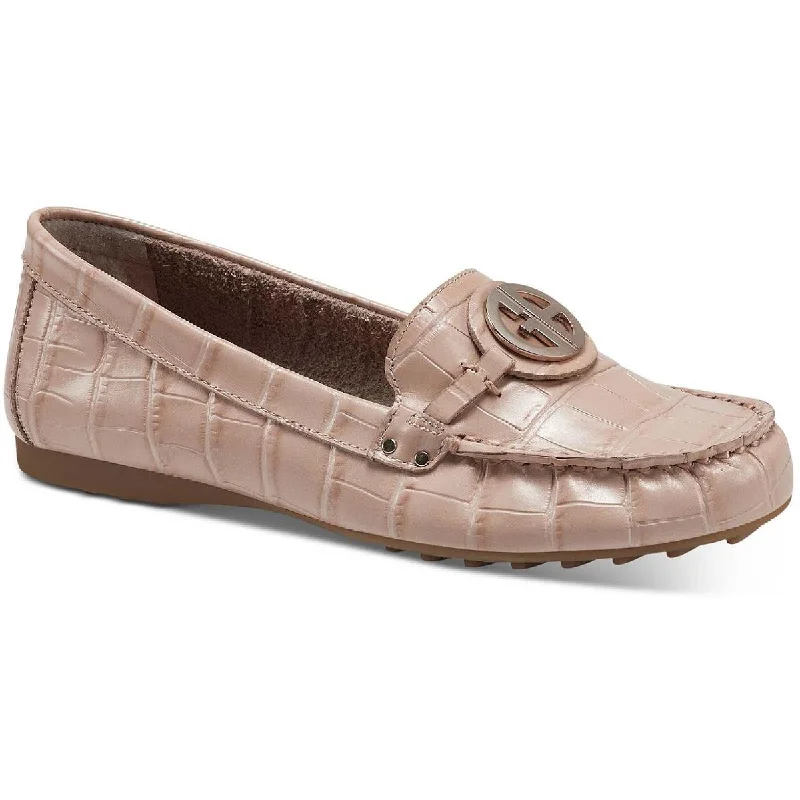 Trendy loafers for chic dusk charm-Giani Bernini Womens Dailyn Leather Slip On Loafers