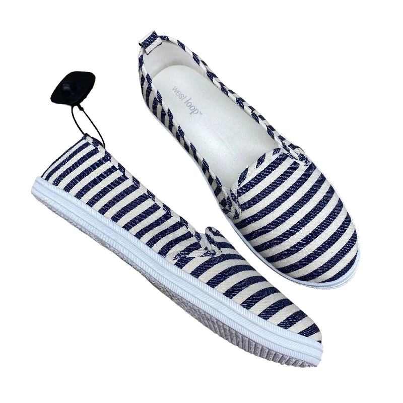 Flats for drizzly summer strolls -Shoes Flats Boat By WEST LOOP Size: 9.5