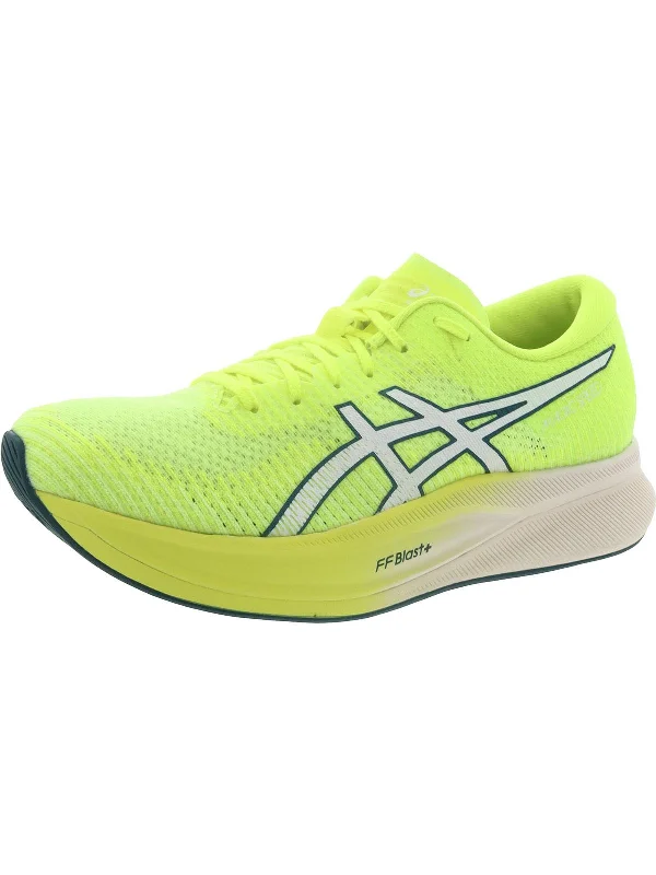 Running shoe for track run pacing -Magic Speed 2 Womens Lace-Up Padded Insole Running & Training Shoes