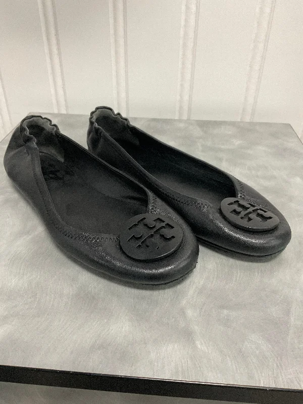 Flats for mellow sunset strolls -Shoes Flats By Tory Burch In Black, Size: 8