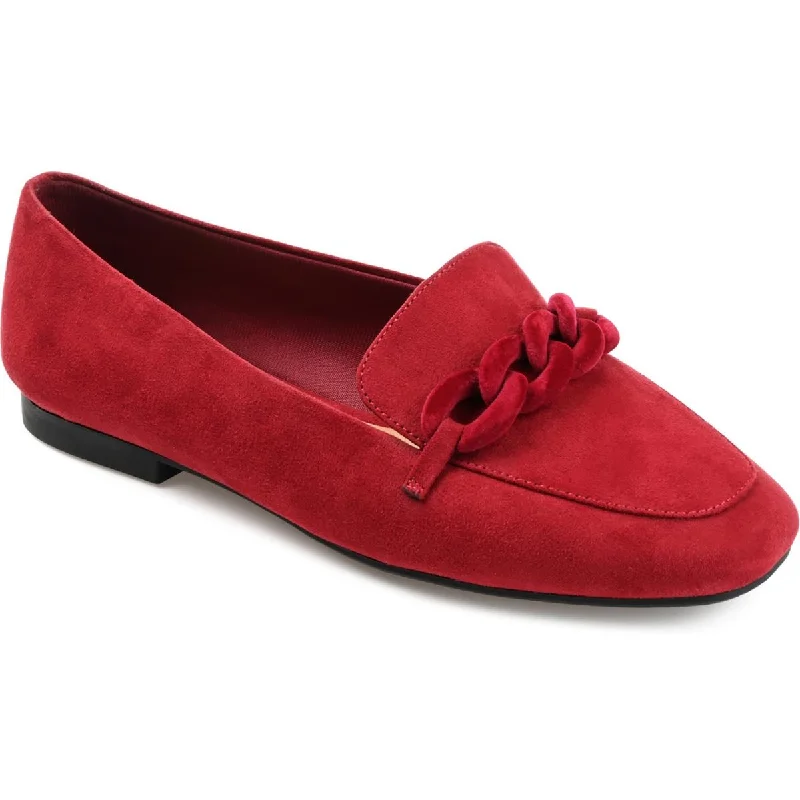 Trendy loafers for chic dusk elegance-Journee Collection Womens Cordell Faux Suede Slip-On Loafers