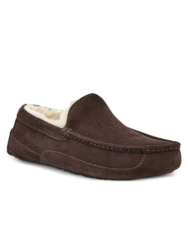 Slippers for home nap tasks -Men's Mocassin Slippers,Brown