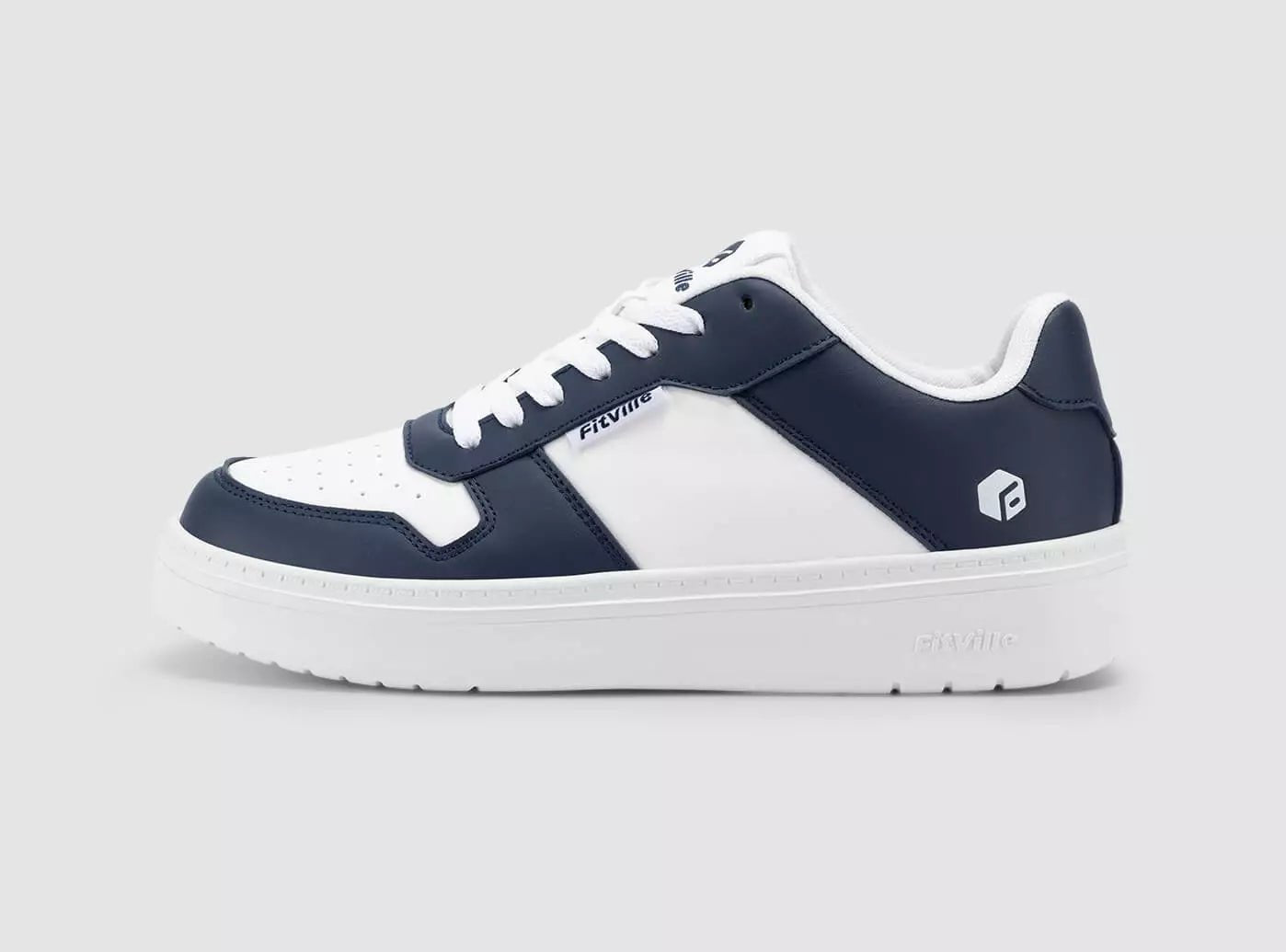 Navy Blue/ White