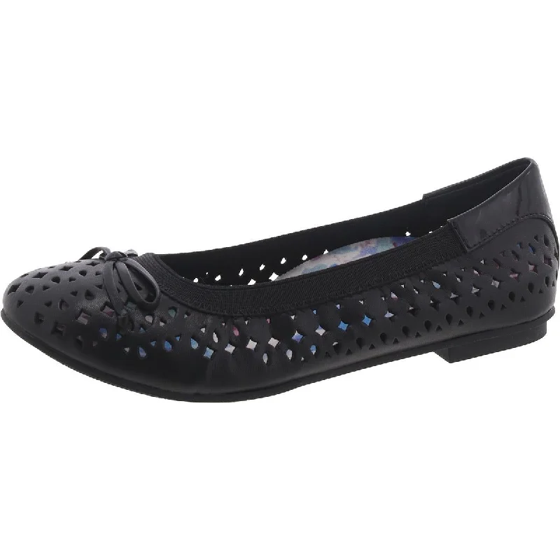 Flats for teens’ summer adventures -Vionic Womens Surin Leather Slip On Ballet Flats