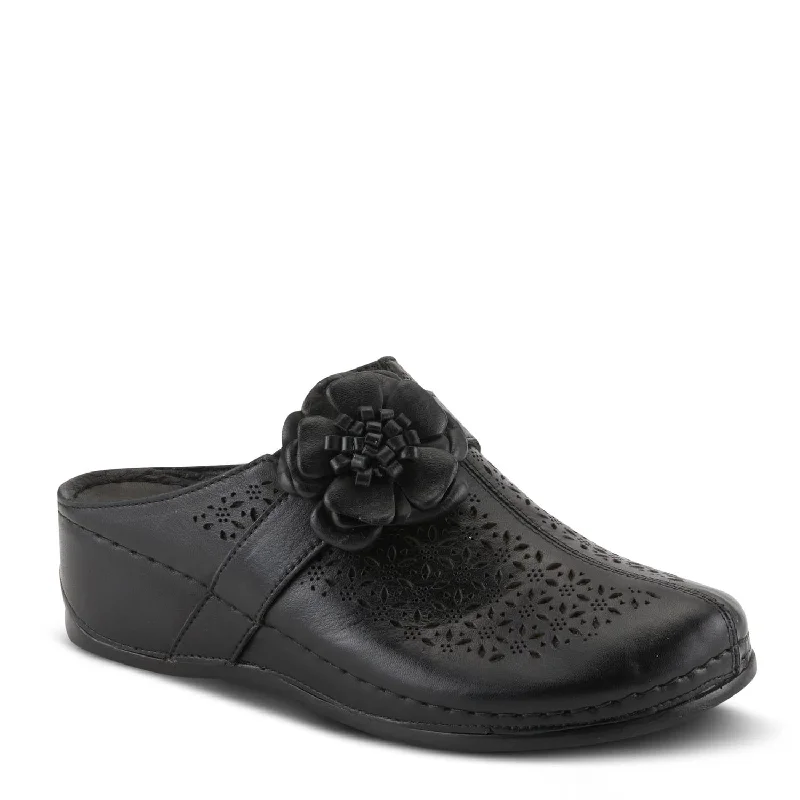 Slippers with chic nap luxe -Women's Lilybean Clog In Black