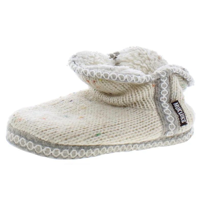 Muk Luks Womens Slip On Ankle Mukluks Boots