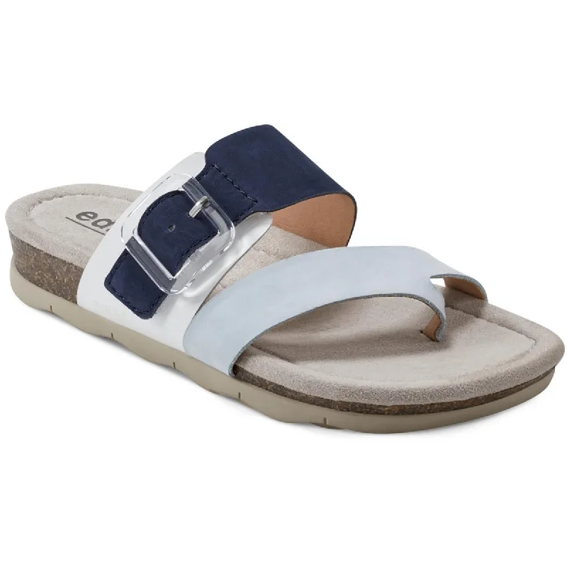 Sandals with durable padding -Earth Womens Emlia Suede Buckle Slide Sandals