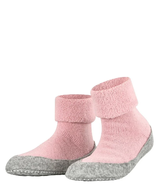 Slippers with tough nap weave -Cosyshoe Slippers in Almond Blossom