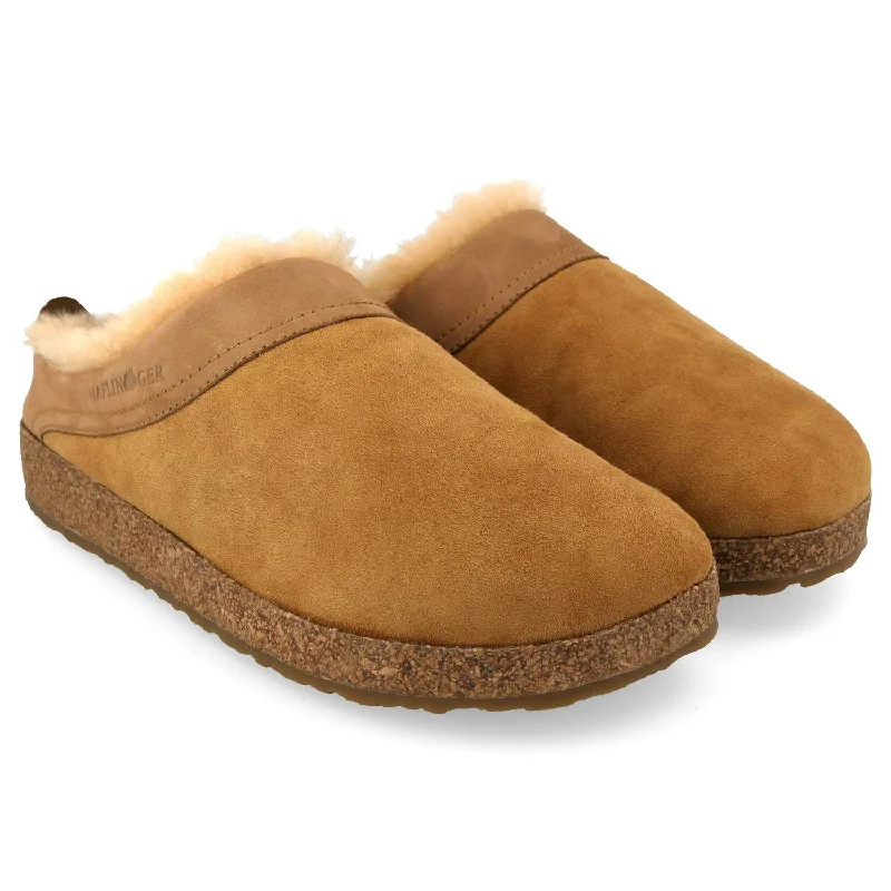 Slippers with chill nap hush -Unisex Snowbird Mule Shoes In Beigemeliert/tan