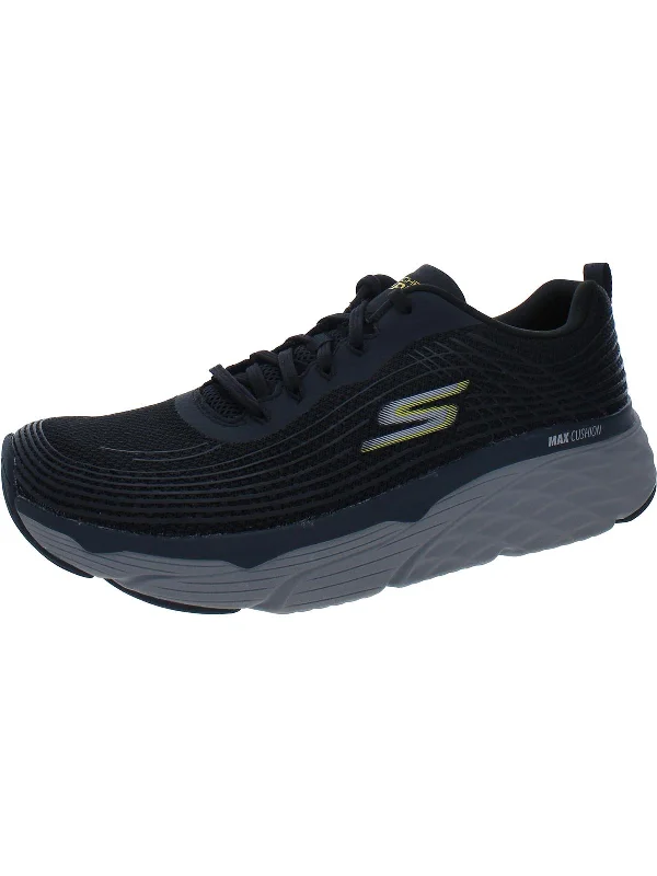 Running shoe with track run fun -Max Cushioning Eite Mens Knit GOGA Mat Running Shoes