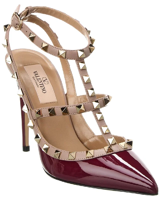 Valentino Rockstud Caged 100 Patent Pump