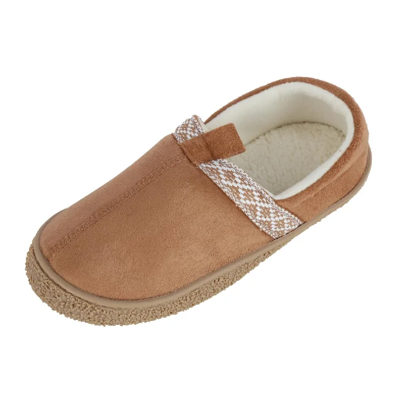 Slippers for nap bag stowage -Women's Sienna Recycled Microsuede Closed Back Slipper