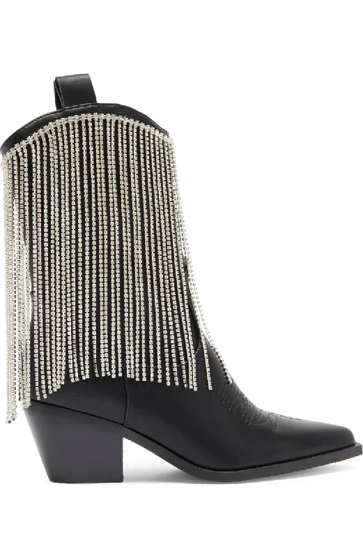 ALEXANDRITE-BLACK WESTERN BOOTIE