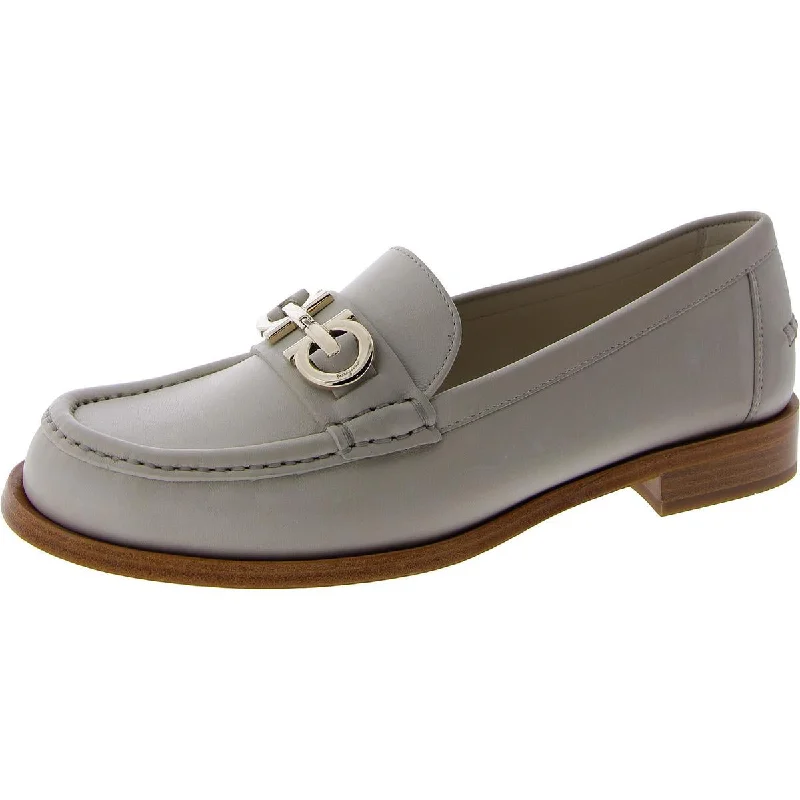 Comfortable loafers for warm dusk serenity-Ferragamo Womens Ofelia Slip On Moc Toe Loafers