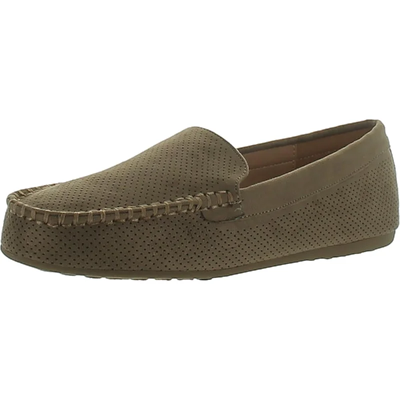 Cushioned loafers for cozy night serenity-Journee Collection Womens Faux Suede Slip On Loafers