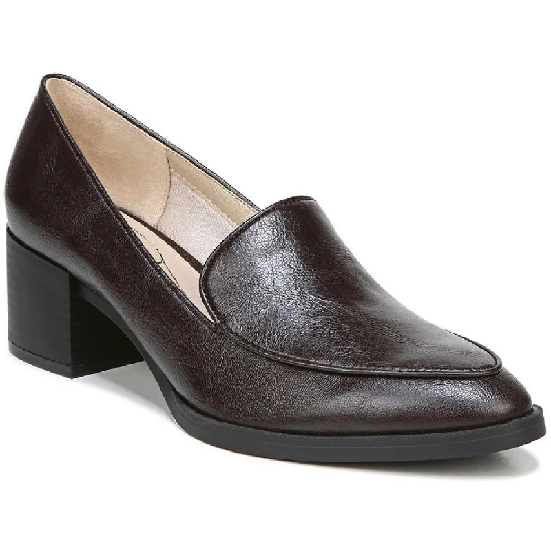 Comfortable loafers for warm evening calm-LifeStride Womens Devyn Block Heel Slip On Loafers