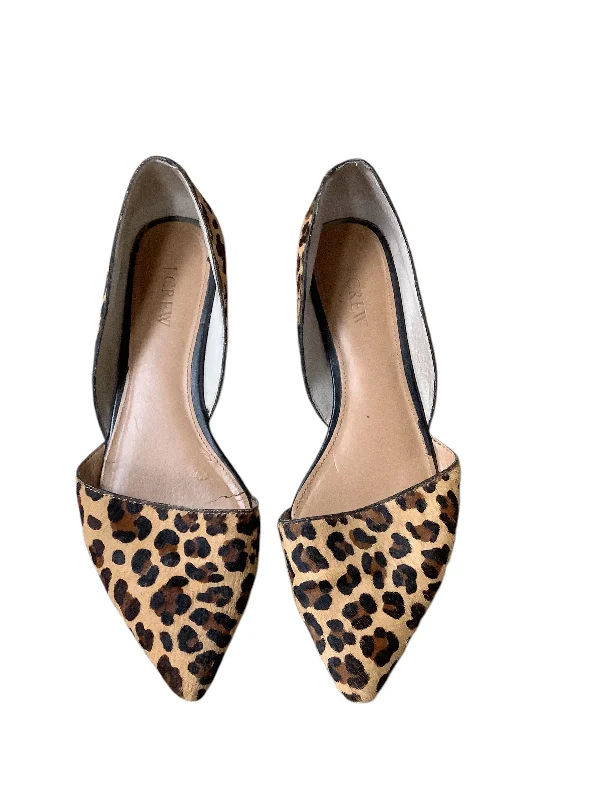 Flats for long dusk suppers -Shoes Flats By J. Crew In Animal Print, Size: 9