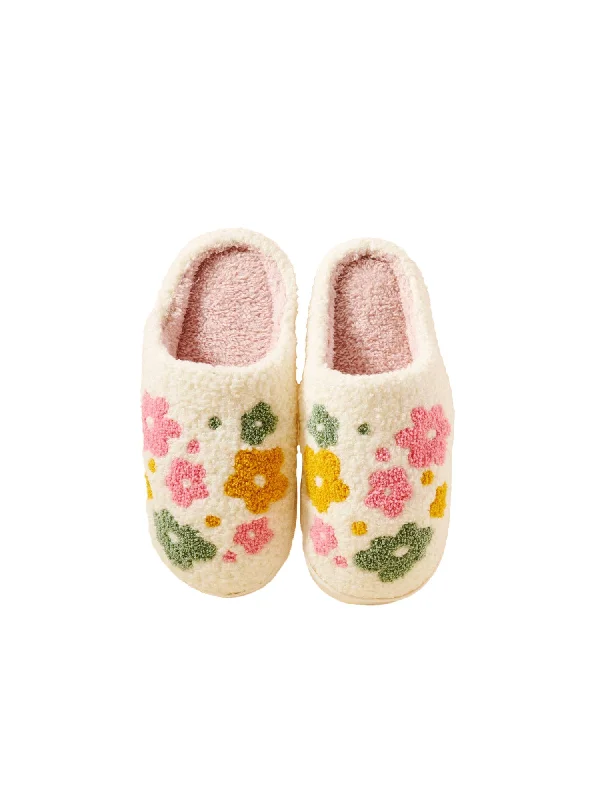 Slippers with desk nap calm -Multi Floral Slippers