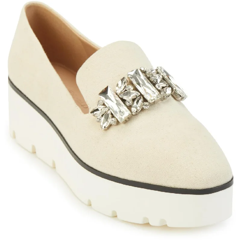 Slip-on loafers for quick dusk comfort-Karl Lagerfeld Paris Womens BRI PLATFORM DRESSY Loafers