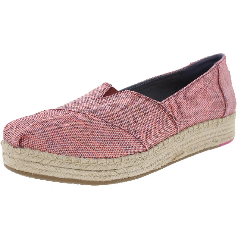 Flats with lasting sole durability -Toms Womens Alpargata Platform Melange Flats