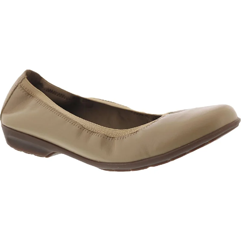 Flats for busy summer mornings -Walking Cradles Womens Foley Leather Slip-On Ballet Flats