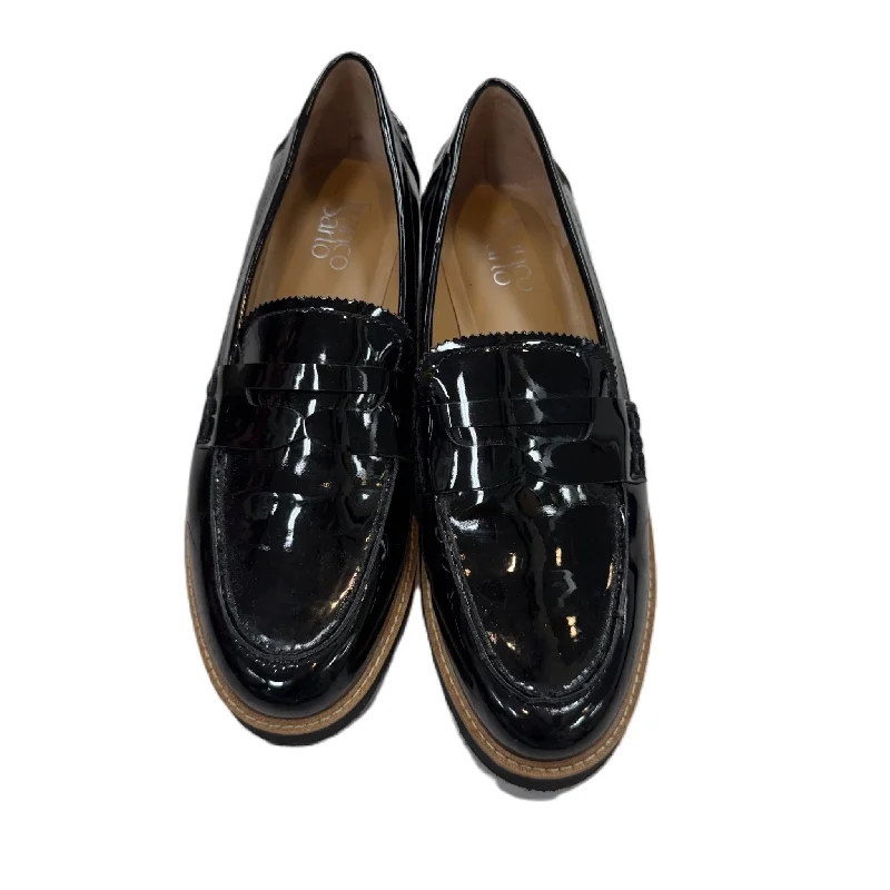 Flats made from upcycled leather -Shoes Flats By Franco Sarto In Black, Size: 8