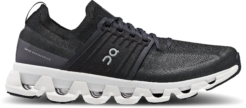 Running shoe with tough run beds -On Cloudswift 3 Men's Running Shoe In Black