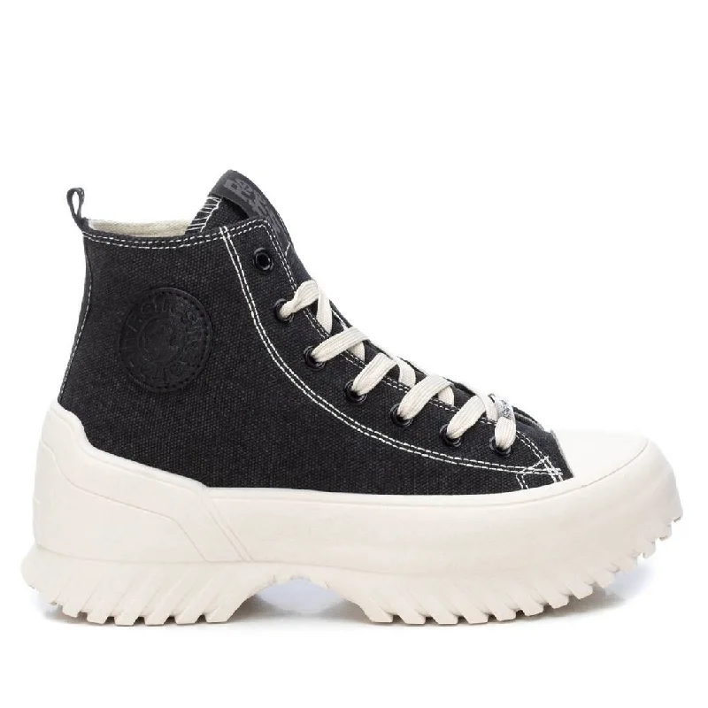 Women's Canvas Platform High-Top Sneakers By XTI_